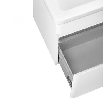 Тумба под раковину Veedi Prestige 60 PRS600T-CR подвесная Белая — фото 3, Тумбы под раковину