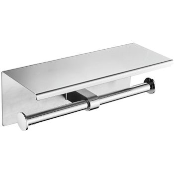 Держатель туалетной бумаги D-Lin D201506-2 двойной Хром — фото 1, Держатели туалетной бумаги