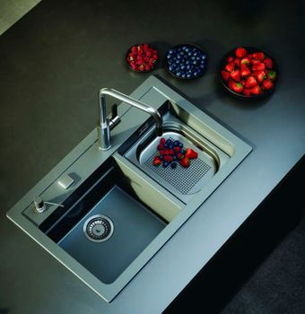 Кухонная мойка Alveus Granital Atrox 50 Terra G22 790x500 1131999 Песчаная — фото 4, Кухонные мойки