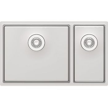 Кухонная мойка Florentina Оптима-740 OHM.460/220.400.В.20.S.10 Нержавеющая сталь сатинированная — фото 1, Кухонные мойки