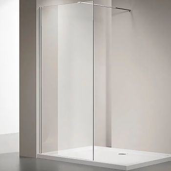 Душевая перегородка Veconi Korato KR-72 100 KR72-100-01-C7 профиль Хром стекло прозрачное — фото 1, Душевые перегородки