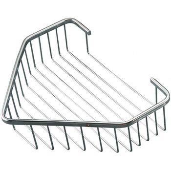 Полка корзина Frap F335 угловая Хром — фото 1, Полки для ванной и душа