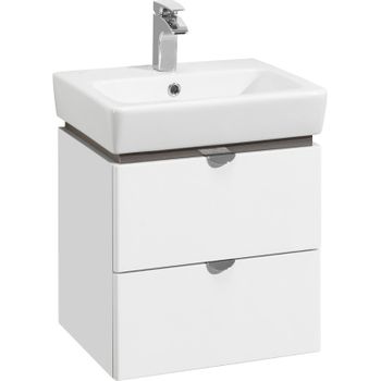 Тумба под раковину Aquaton Скай 60 1A238201SY010 подвесная Белый — фото 1, Тумбы под раковину