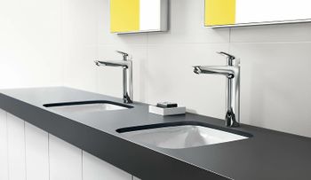 Смеситель для раковины Hansgrohe Logis 71090000 Хром — фото 6, Смесители для раковины