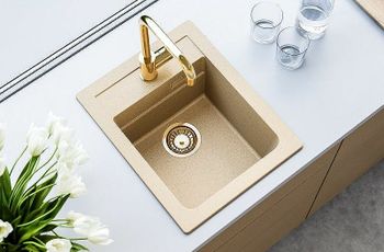 Кухонная мойка Alveus Granital Atrox 10 Terra G22 400x500 1139768 Песчаная — фото 2, Кухонные мойки