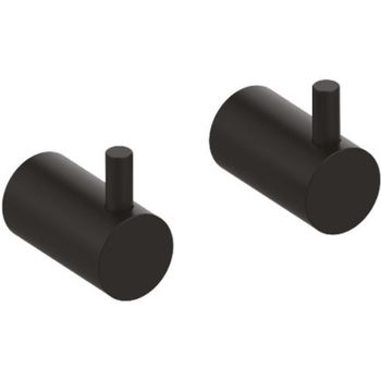 Комплект крючков Iddis Petite PET2SB3i41 Черный матовый — фото 1, Крючки для полотенец