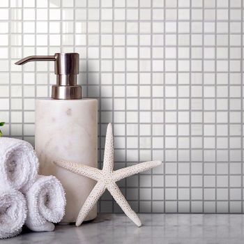 Стеклянная мозаика Alma Opaco NB-WH114 (N017) 32,7х32,7 см — фото 7, Мозаика