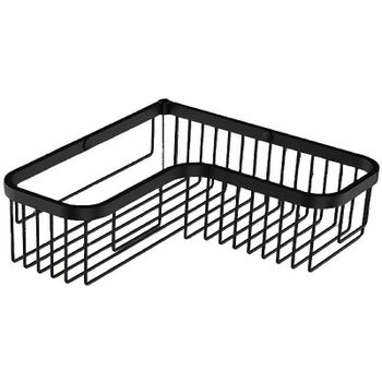 Полка корзина Colombo Design Angolari B9611.NM угловая Черная матовая — фото 1, Полки для ванной и душа