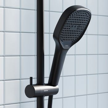 Ручной душ Damixa Merkur 940020300 Черный матовый — фото 2, Лейки для душа