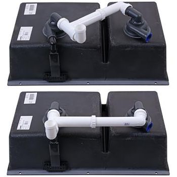 Кухонная мойка Blanco Subline 430/270-U 523155 Белая — фото 3, Кухонные мойки