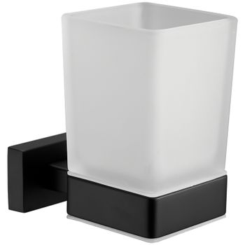 Стакан для зубных щеток Belz B903 B90306 Черный матовый — фото 1, Стаканы для зубных щеток