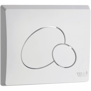 Клавиша смыва WeltWasser WW Marberg 410 RD GL-WT 10000010232 Белая глянцевая — фото 1, Кнопки смыва