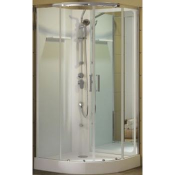 Душевая дверь для кабины Aquanet Passion R 2.0 №1/4 263871 профиль Серебро стекло прозрачное — фото 1, Раздвижные душевые двери