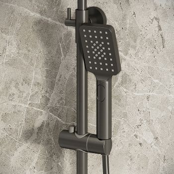 Душевая система Grossman Cosmo 500.K35.02.420 Графит брашированный — фото 8, Душевые стойки