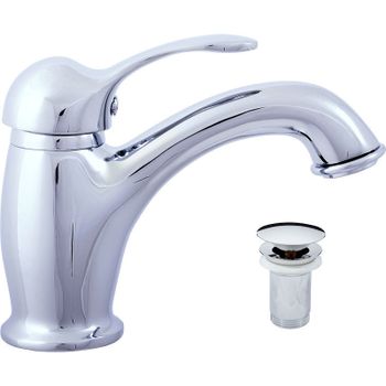 Смеситель для раковины Rav Slezak Labe L027.5K Хром — фото 1, Смесители для раковины