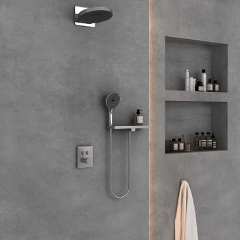 Душевая система Vincea Inspire VSFW-3I21T1RCH с термостатом Хром — фото 3, Встраиваемые душевые комплекты