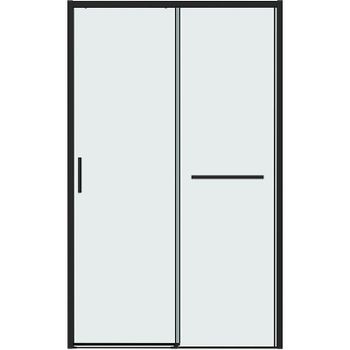Душевая дверь Grossman Style 100 100.K33.05.100.21.00 профиль Черный матовый стекло прозрачное — фото 10, Раздвижные душевые двери