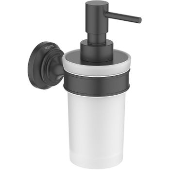 Дозатор для жидкого мыла Aquatek Классик AQ4505MB Черный матовый — фото 1, Дозаторы