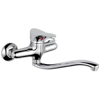 Смеситель для кухни Frap H14 F4614-B Хром — фото 1, Смесители для кухни