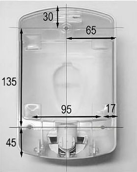 Диспенсер для жидкого мыла Nofer Classic 03036.W Белый — фото 6, Диспенсеры для жидкого мыла