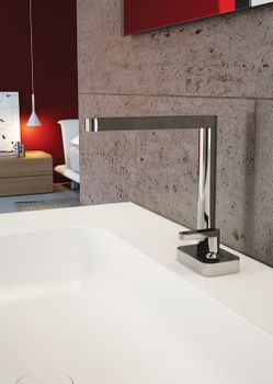 Смеситель для раковины Webert Living LV830102015 Хром — фото 2, Смесители для раковины