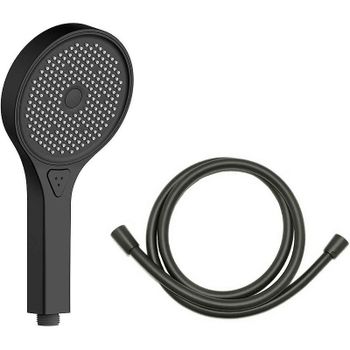 Душевая система Vincea VSFW-422T2MB с термостатом Черная матовая — фото 6, Встраиваемые душевые комплекты