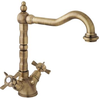 Смеситель для раковины Cezares Lord-LS2-02 Бронза — фото 1, Смесители для раковины