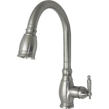 Смеситель для кухни Seaman Eco Koblenz SSN-2168P-SS (SSN-2168P) Сталь — фото 1, Смесители для кухни