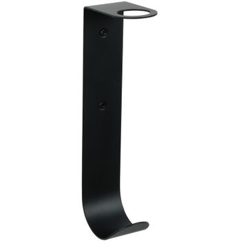 Держатель дозатора жидкого мыла Fixsen Practica FX-800A с крючком универсальный Черный — фото 1, Крючки для полотенец