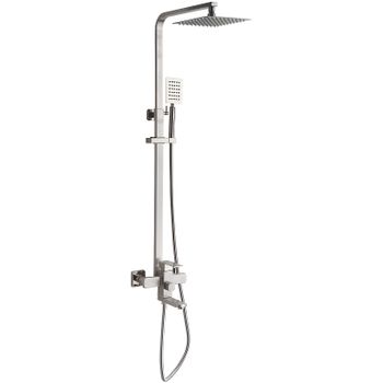 Душевая система Frap F2421 Нержавеющая сталь — фото 1, Душевые стойки