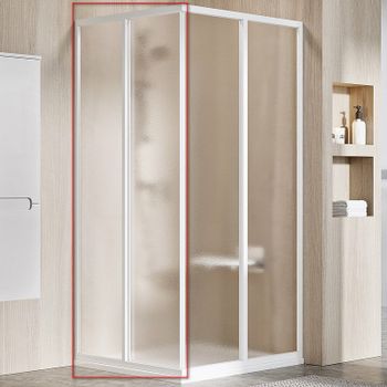 Душевая дверь Ravak Supernova SRV2-80 S 14V40102ZG профиль Белый стекло Grape — фото 1, Раздвижные душевые двери