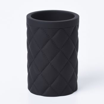 Стакан для зубных щеток WasserKRAFT Never K-1828 Черный — фото 2, Стаканы для зубных щеток