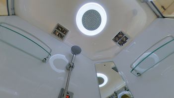 Душевая кабина Timo Lux 120x85 T-7720L с гидромассажем — фото 3, Душевые кабины