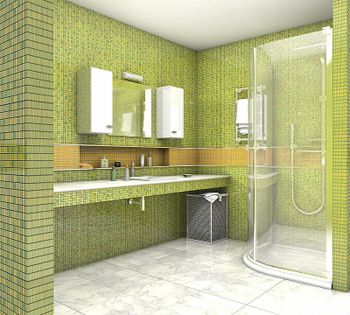 Стеклянная мозаика Natural Color Palette Mix CPM-16 30x30 см — фото 4, Мозаика