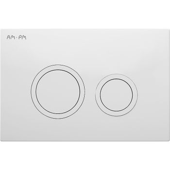 Клавиша смыва AM.PM ErgoFit L I110101 Белая глянцевая — фото 1, Кнопки смыва