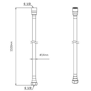 Душевая система Vincea VSFW-422T1GM с термостатом Вороненая сталь — фото 12, Встраиваемые душевые комплекты