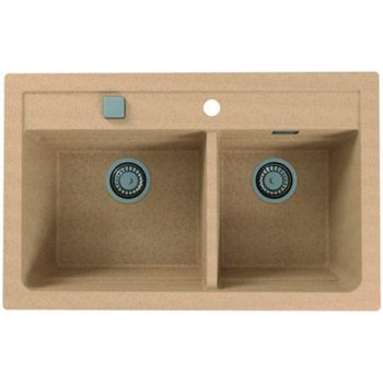 Кухонная мойка Alveus Granital Atrox 50 Beige G55 790x500 1132000 Бежевая — фото 1, Кухонные мойки