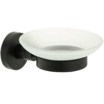 Мыльница Fixsen Comfort Black FX-86008 Черная матовая — фото 1, Мыльницы