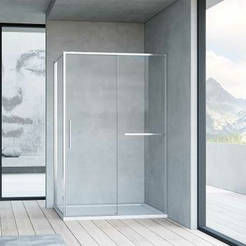 Товар: Душевой уголок Vincea Slim Soft 100x80 VSR-1SS8010CL профиль Хром стекло прозрачное - фото 1 Душевой уголок Vincea Slim Soft 100x80 VSR-1SS8010CL профиль Хром стекло прозрачное — фото 1, Прямоугольные душевые уголки