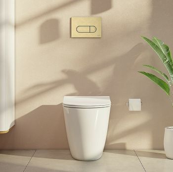 Клавиша смыва Vitra Root Round 740-2225 Золото матовое — фото 2, Кнопки смыва