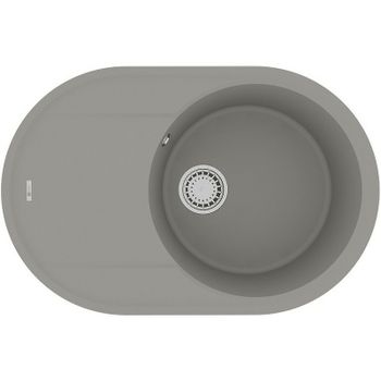 Кухонная мойка Lemark Lacha 720 9910057 Грей — фото 1, Кухонные мойки