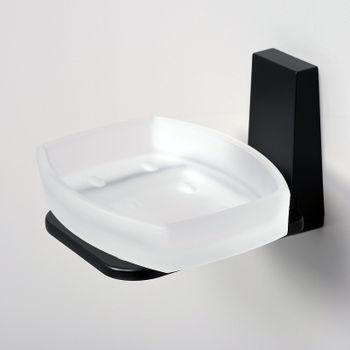 Мыльница WasserKRAFT Abens K-3229 Черная матовая — фото 3, Мыльницы