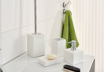 Дозатор для жидкого мыла Ridder Cube 2135501 Белый — фото 2, Дозаторы