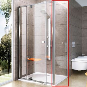 Душевая стенка Ravak Pivot PPS-80 90G40U00Z1 профиль Сатин стекло Transparent — фото 1, Боковые стенки