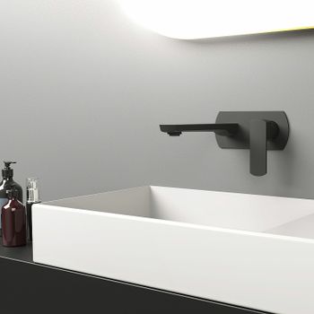 Смеситель для раковины Vincea Next VBFW-1N1MB Черный матовый — фото 4, Смесители для раковины