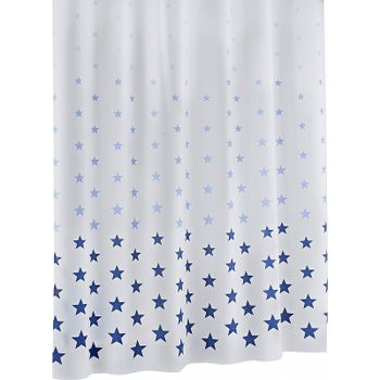 Штора для ванны Ridder Stella 180х200 32623 Синяя — фото 1, Шторы для ванной