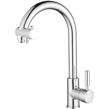 Смеситель для кухни Seaman Barcelone SSL-5226-WP Хром — фото 1, Смесители для кухни