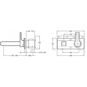 Смеситель для раковины Jacob Delafon Singulier E10863-CP Хром — фото 2, Смесители для раковины