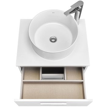 Тумба под раковину Roca Victoria 60 A857468806 подвесная Белый глянец — фото 9, Тумбы под раковину