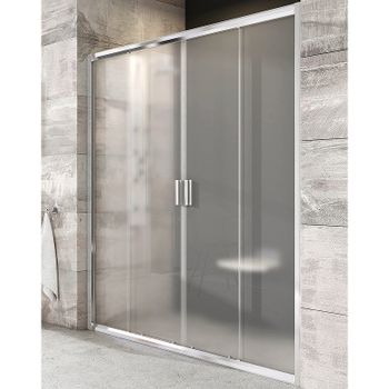Душевая дверь Ravak Blix BLDP4 180 0YVY0C00ZG профиль Хром стекло Grape — фото 1, Раздвижные душевые двери